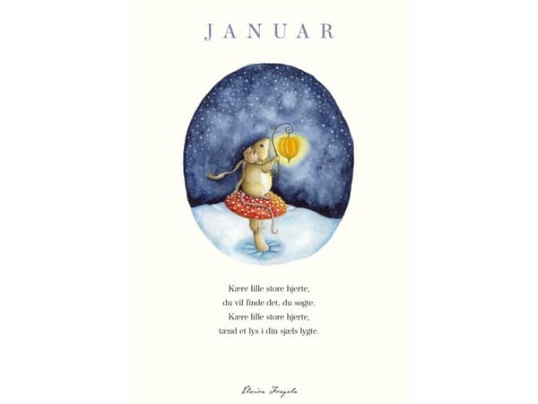 Januar – Året plakat | Elvira Fragola