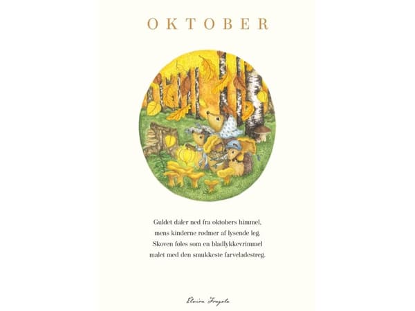 Oktober – Året plakat | Elvira Fragola