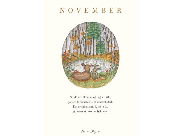 November – Året plakat | Elvira Fragola