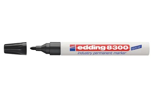 edding 8300 industry - Markør - permanent - svart - 1.5-3 mm