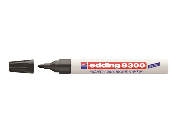 edding 8300 industry - Markør - permanent - svart - 1.5-3 mm
