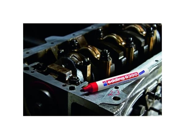 edding 8300 industry - Markør - permanent - rød - 1.5-3 mm