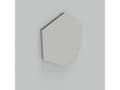 Miniatyrbilde 1 av 5: Lydabsorbent Honey EcoSUND, 600x520x20 mm Hvid, tekstil lamineret