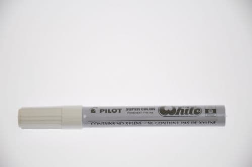 Pilot oil marker, white (PISC-PBWB)