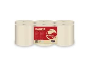 Håndklæderulle ProfiPro 2-lag 20,3cm x 115m Autocut Genbrugsfiber med Hylse Brun - (karton á 6 ruller)
