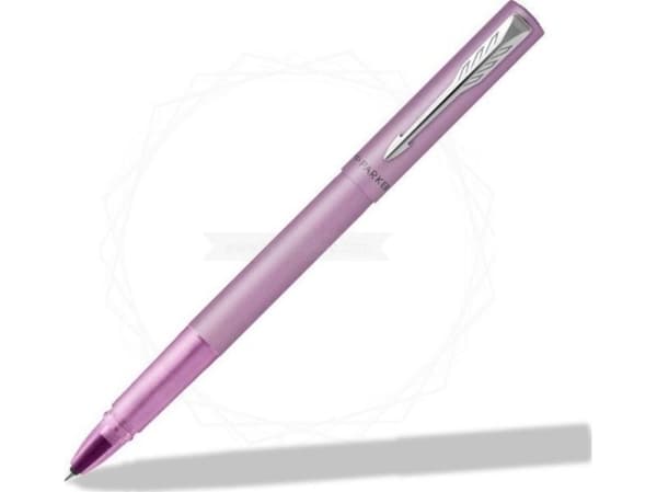 Parker Vector XL, Tynn penn, Lilac, Sort, Rustfritt stål, Kromfarget, 1 stykker