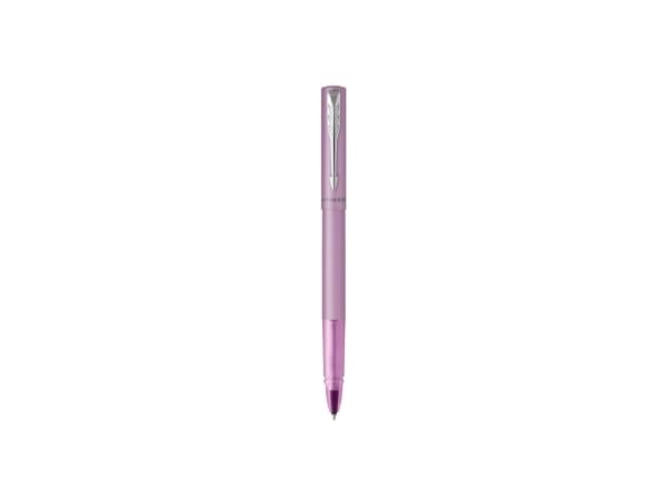 Parker Vector XL, Tynn penn, Lilac, Sort, Rustfritt stål, Kromfarget, 1 stykker