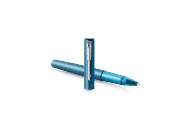 Parker Vector XL, Tynn penn, Teal, Rustfritt stål, Kromfarget, 1 stykker
