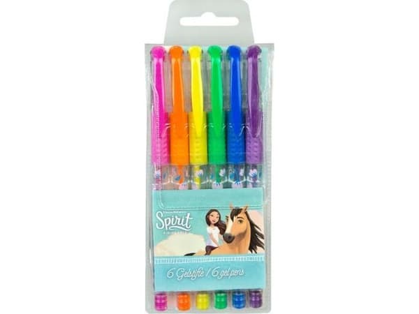 Kassettfilm Gelpennor 6 st Spirit Mustang