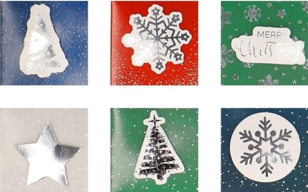 Incood Self-adhesive gift cards 12 pcs