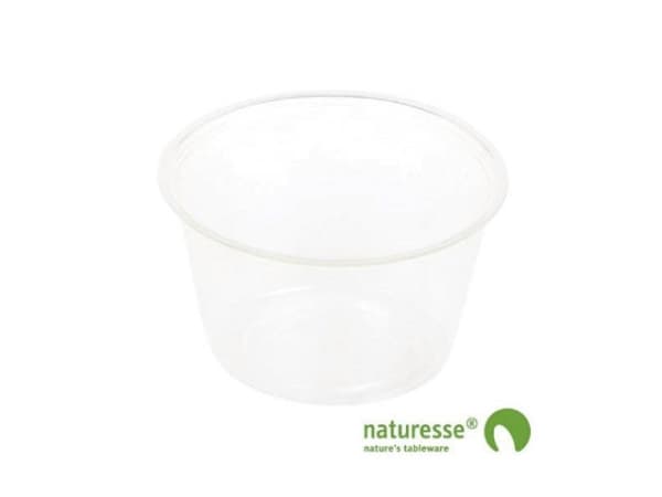 Dressingbæger 120 ml Ø70x48 mm PLA Bionedbrydelig Klar,100 stk/ps - (100 stk.)