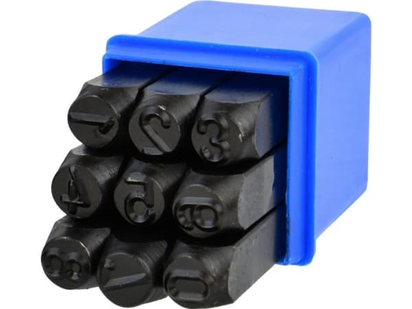 Geko Numeratorssiffror 0-9 10mm (G01814)