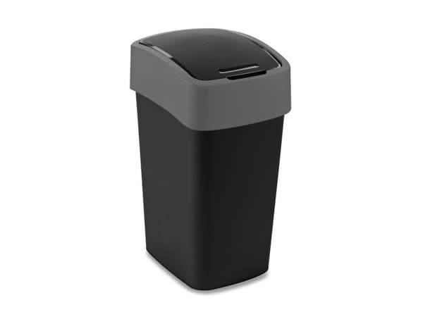Curver Flip, 25 l, Rektangulær, Plast, Sort, Grå, Plast, 340 mm