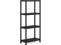 Miniatyrbilde 1 av 3: KETER PLASTHYLLE 4 HYLLER 135x60x30cm