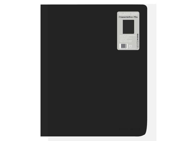Demo-mappe A4 x 60+ lommer, svart32x310x240mm 0,358 kg (1 stk)