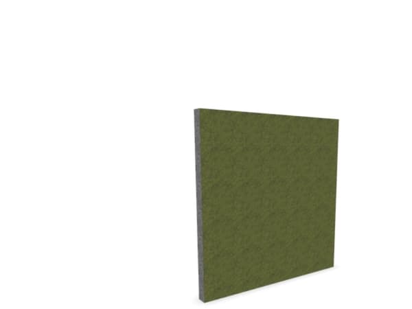 Ljudabsorberande Sound Off EcoSUND Wall, 600x600x50 mm Grå, textillaminerad