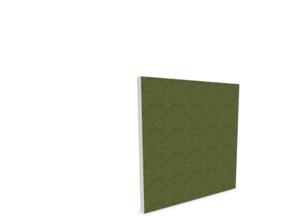 Lydabsorbent Sound Off EcoSUND Væg, 600x600x50 mm Hvid, tekstil-lamineret