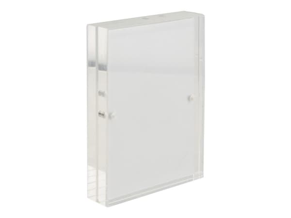 Skilteramme A7 7.4x10.5x1 cm Securit Akryl med magnet Klar,1 stk