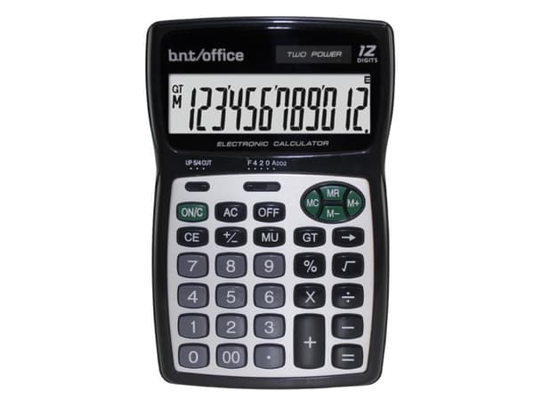 Bordregner bnt/Office 80 12 cifre