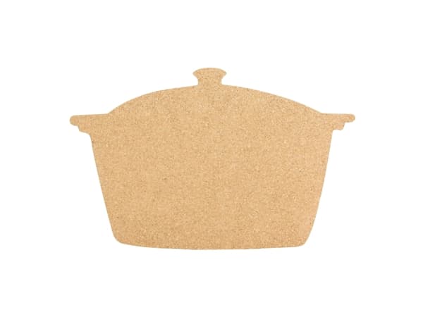 Securit CB-POT, Fast korktavle, Brun, Kork, Metall, 300 x 450 mm, 540 mm, 320 mm