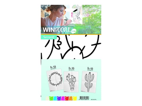 Securit WD-3A3-PL, Konststencil, Vuxna och barn, Pojke/flicka, A3, CE, 420 mm