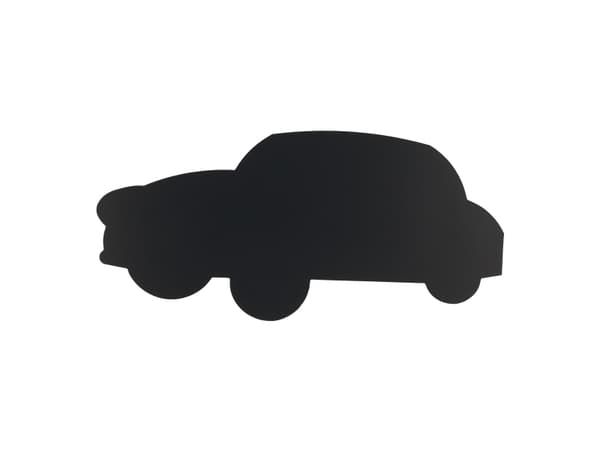 Securit FB-CAR, 300 x 500 mm, Melamiini, Hartsi, Velcro, Musta