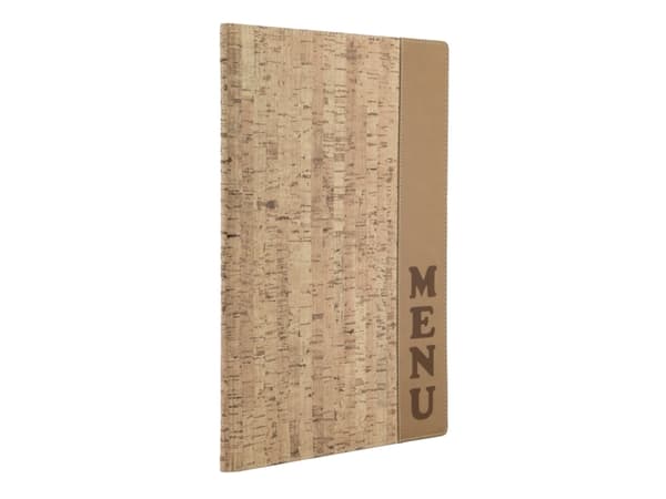 Securit MC-DRA4-CORK, A4, Elastan, PU plastikk, Tre, Matt, Plastikk, Avrundede hjørner