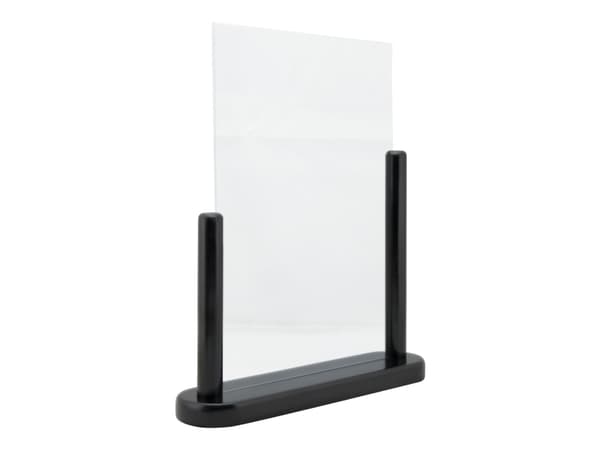 Securit® A4 plakatramme i massivt sort træ