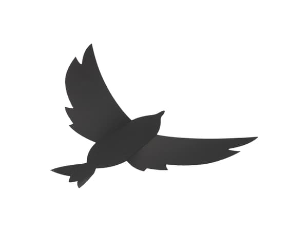 Securit® 3D Fugl-tavle sæt i sort