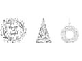 Miniatyrbild 4 av 5: Securit® A2 windoodle Julevindue design