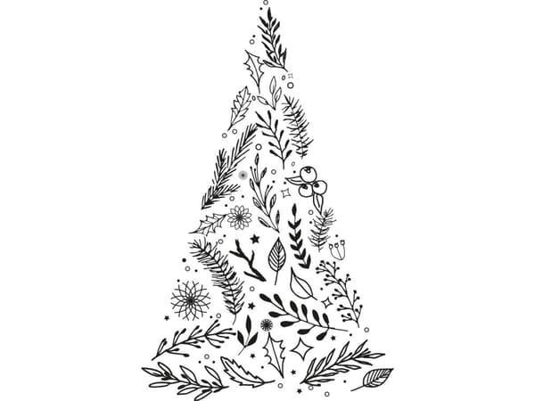 Securit® A2 windoodle Julevindue design