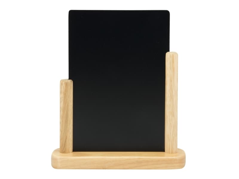 Securit® ELEGANT A5 bordskilt i bøgetræ