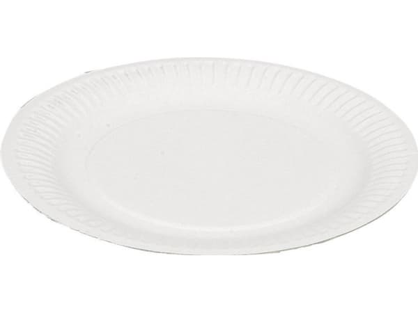 Papptallerkener 15 cm. - 100 stykker.