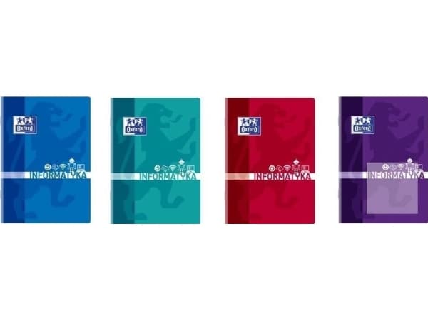 Oxford Notebook A5/60K checkered Informatics (5 items) OXFORD