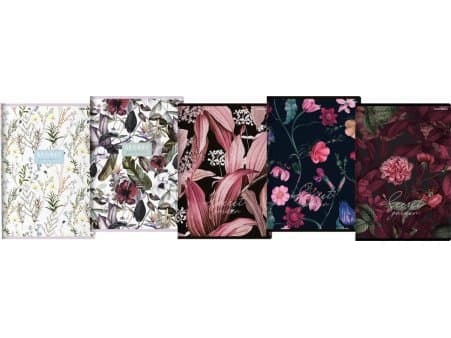 TOP-2000 Notebook A4/60K, grid Secret Garden (5 pcs)