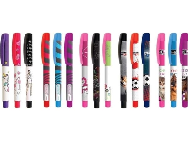 Cresco Rollerball Pen for College Cartridges + 6 Cartridges