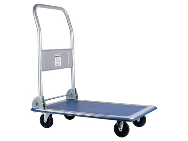 Ladvogn Pavo® 8037421, lastkapacitet 150 kg, beige/blå