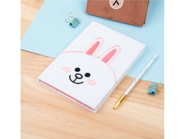 Line Friends - Plush Notebook / Notebook A5 Bunny CONY