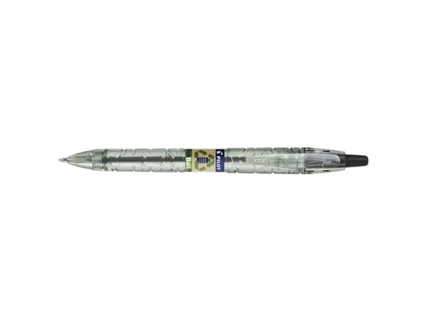 Kuglepen Pilot EcoBall sort Begreen/miljøvenlig 1,0mm stregbr. 0,27mm - (10 stk.)