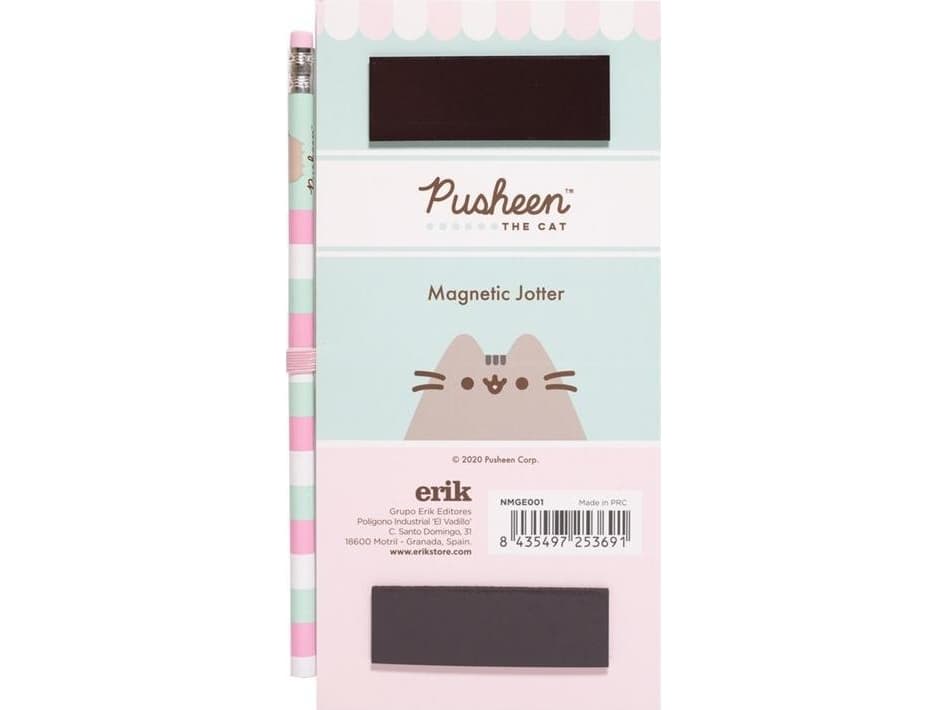 Pusheen Pusheen - Notebook with a fridge magnet + pencil from the Foodie Collection