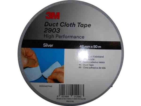 3M 2903 2903D4850S Tekstiltape 3M™ 2903 Sølv (L x B) 50 m x 48 mm 1 stk 1 stk