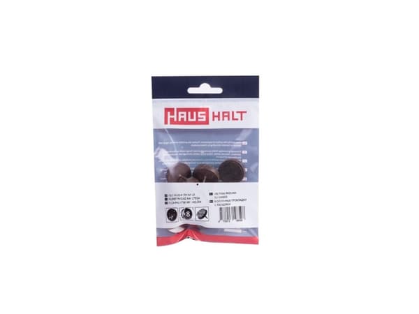 Haushalt Felt Pads With Nail D24 Brown 8 Pcs