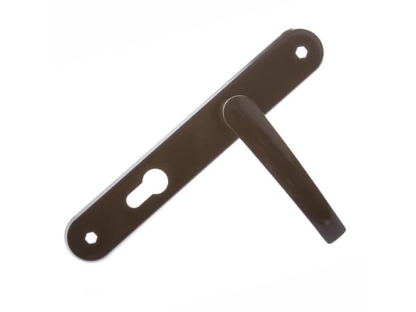 Barcz Outdoor Door Handle Beta 72 Mm Brown