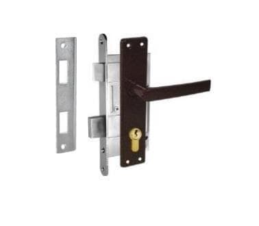 Kurzemes Mortise Lock 407Z-35801/10 An Cop Wo Cil