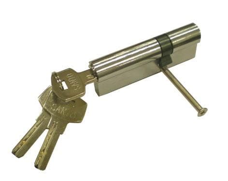 Haushalt Cylinder Lock 85Mm 30X55 Chrome 5 Key