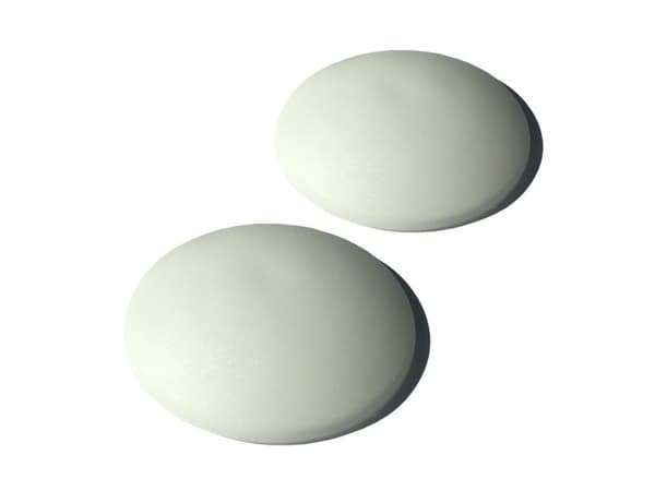 White Door Stoppers 2 Pcs. D60. Haushalt
