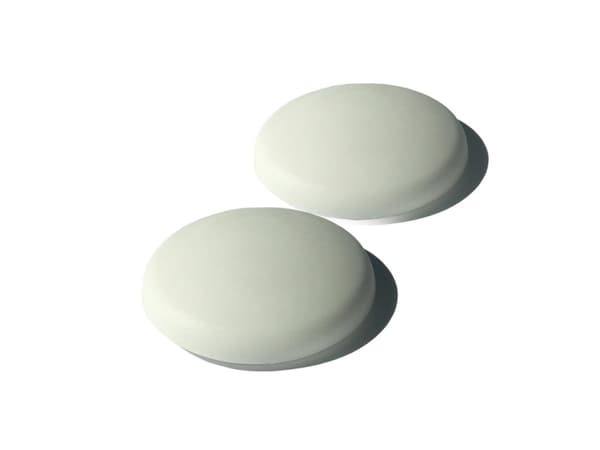 White Door Stoppers 2 Pcs. D40. Haushalt