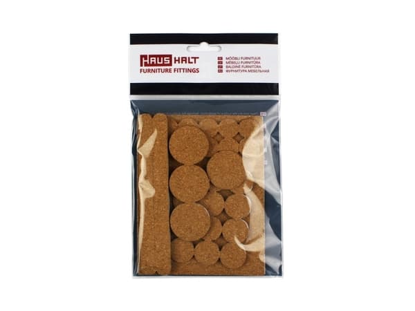 Cork Furniture Pads Mix. 38 Pcs.Haushalt