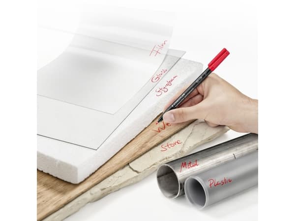 OHP-pen Staedtler Lumocolor® 318 permanent med 4 stk. ass. farver