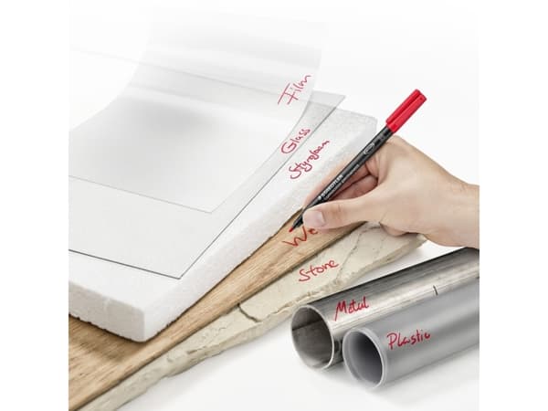 Staedtler Lumocolor® 317 WP4-8 Medium 0,8-1 mm med 8 stk. ass. farver